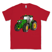 Red western farm tractor Classic Tee - Artiststas