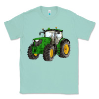 Seafoam western farm tractor Classic Tee - Artiststas