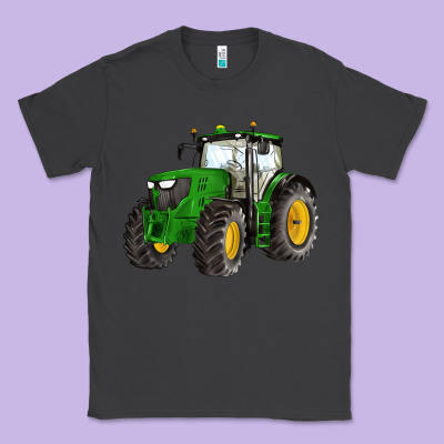 Western Farm Tractor Classic Tee Designed By Artiststas
