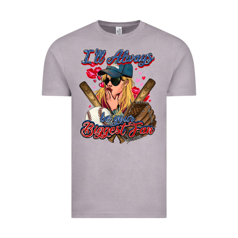 I'll Always Be Your Biggest Fan Baseball Vintage Tee by HowdyJamesFarm | Teevron