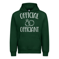 Forest Green Men Wedding Ordained Minister Gift Urban Hoodie - trangStudio