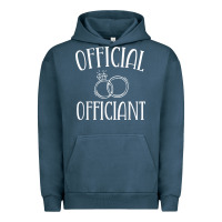 Pigment Midnight Navy Men Wedding Ordained Minister Gift Urban Hoodie - trangStudio
