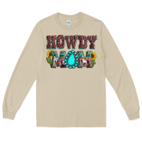 Mushroom Howdy mom mother's day Long Sleeve Tee - HowdyJamesFarm