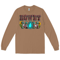 Toasted Coconut Howdy mom mother's day Long Sleeve Tee - HowdyJamesFarm