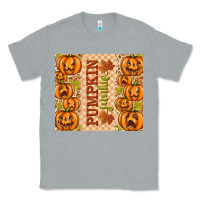 Heather Grey Fall Pumpkin Junkie Classic Tee - texasbilliewilder