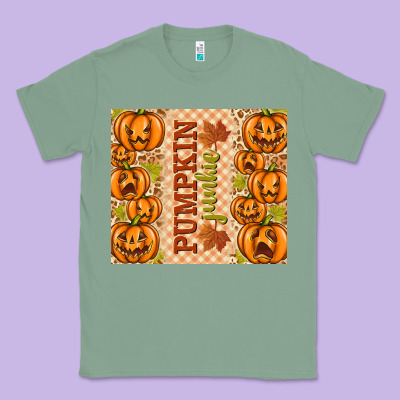 Fall Pumpkin Junkie Classic Tee Designed By Texasbilliewilder