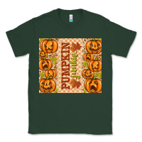 Sports Green Fall Pumpkin Junkie Classic Tee - texasbilliewilder