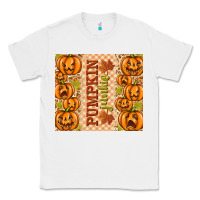White Fall Pumpkin Junkie Classic Tee - texasbilliewilder