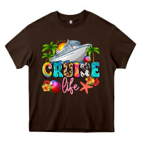 Chocolate Brown cruise life Heavy Core Tee - Artiststas