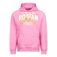 Fuchsia Pink Roatan Honduras Souvenir Roatan Gift Travel Urban Hoodie - trangStudio