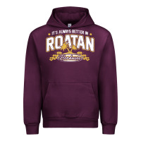 Mauve Wine Roatan Honduras Souvenir Roatan Gift Travel Urban Hoodie - trangStudio