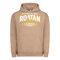 Pigment Burro Roatan Honduras Souvenir Roatan Gift Travel Urban Hoodie - trangStudio