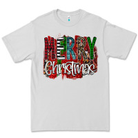 Dove Grey Merry Christmas Buffalo Plaid Leopard Premium Tee - Bettercallsaul