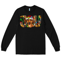 Black dachshund christmas joy Long Sleeve Tee - RanaPortraitStore