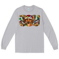 Moon Dust dachshund christmas joy Long Sleeve Tee - RanaPortraitStore