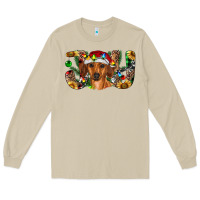 Mushroom dachshund christmas joy Long Sleeve Tee - RanaPortraitStore