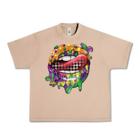Burro mardi gras lips Urban Heavy Tee - CowGirlArtShop