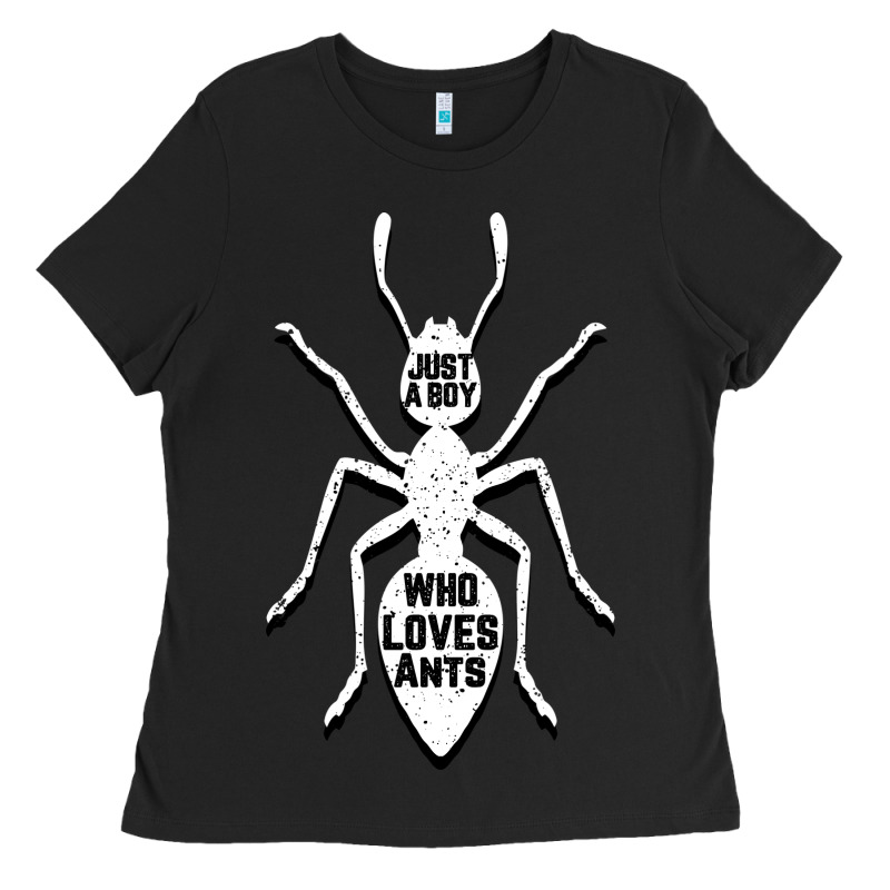 Just A Boy Who Loves Ants Ladies Tee by Bettercallsaul | Teevron