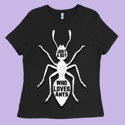 Just A Boy Who Loves Ants Ladies Tee Designed By Bettercallsaul