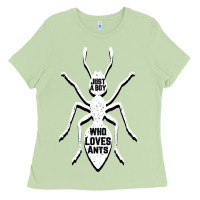 Matcha Just A Boy Who Loves Ants Ladies Tee - Bettercallsaul