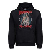 Black Braindead-Ob7An Urban Hoodie - trangStudio