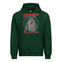 Forest Green Braindead-Ob7An Urban Hoodie - trangStudio