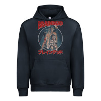 Navy Braindead-Ob7An Urban Hoodie - trangStudio