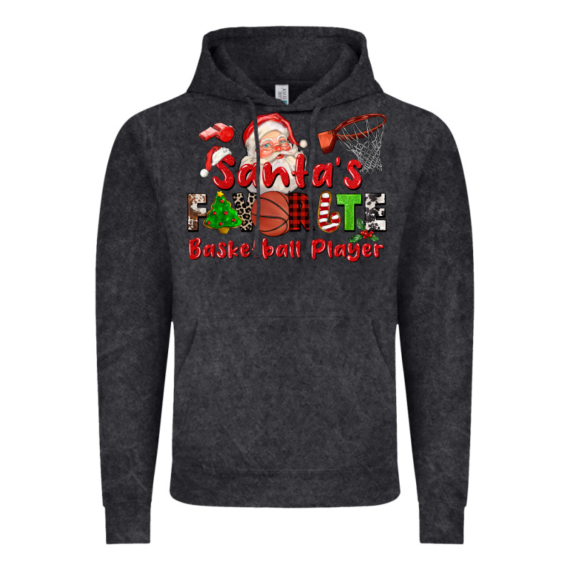 Santas Favorite Basketball Player Vintage Hoodie by CowGirlArtShop | Teevron