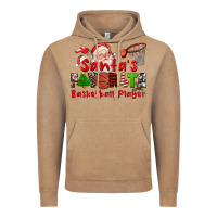 Vintage Coffee santas favorite basketball player Vintage Hoodie - CowGirlArtShop
