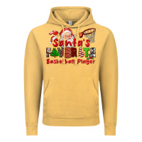 Vintage Mustard santas favorite basketball player Vintage Hoodie - CowGirlArtShop