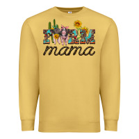 Antique Gold farm mama with baby pigs Premium Sweatshirt - Artiststas
