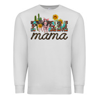 Dove Grey farm mama with baby pigs Premium Sweatshirt - Artiststas