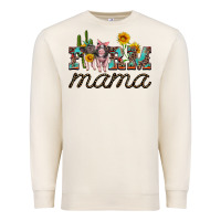 Sandshell farm mama with baby pigs Premium Sweatshirt - Artiststas