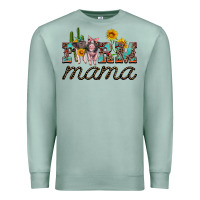 Seafoam farm mama with baby pigs Premium Sweatshirt - Artiststas