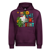 Mauve Wine y'all aint right Urban Hoodie - AdoDesignShop