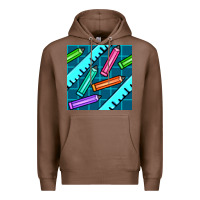 Chestnut school pencil seamless pattern Premium Hoodie - BundleAndBundleShop