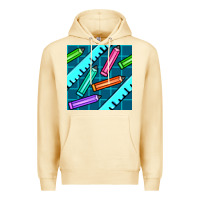 Pina Colada school pencil seamless pattern Premium Hoodie - BundleAndBundleShop