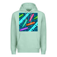 Seafoam school pencil seamless pattern Premium Hoodie - BundleAndBundleShop