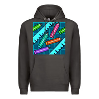 Smoke school pencil seamless pattern Premium Hoodie - BundleAndBundleShop
