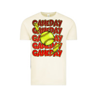 Vintage Arctic Game day softball lightning bolt Vintage Tee - HowdyJamesFarm