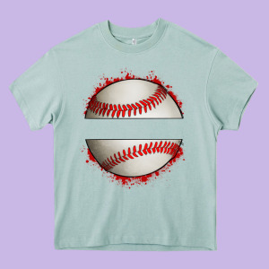 Personalized Baseball Heavy Core Tee Designed By Artiststas