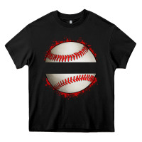Black personalized baseball Heavy Core Tee - Artiststas