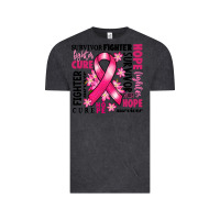 Vintage Black survivor breast cancer ribbon Vintage Tee - RanaPortraitStore