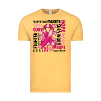 Vintage Mustard survivor breast cancer ribbon Vintage Tee - RanaPortraitStore