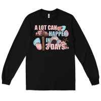 Black Easter Day A lot can happen in 3 days Long Sleeve Tee - CowGirlArtShop