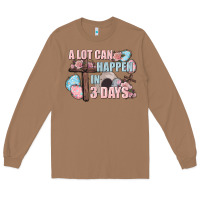 Toasted Coconut Easter Day A lot can happen in 3 days Long Sleeve Tee - CowGirlArtShop