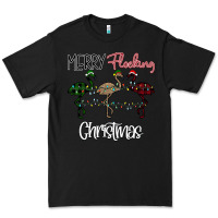 Black Merry Flocking Christmas Premium Tee - Bettercallsaul