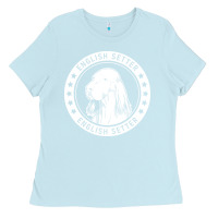 Baby Blue English Setter English Setter Fan Gift Ladies Tee - trangStudio