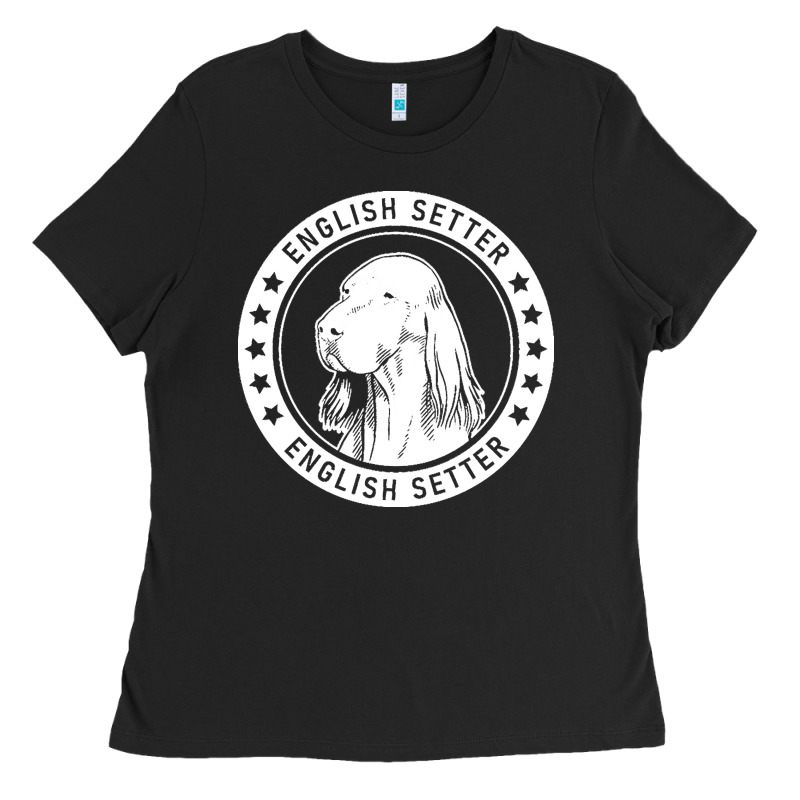 English Setter English Setter Fan Gift Ladies Tee by trangStudio | Teevron
