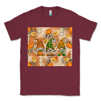 Burgundy Fall with Gnomes Classic Tee - texasbilliewilder